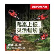 大有DEVON 12"園林鏈鋸(鋰20V)(無刷) 